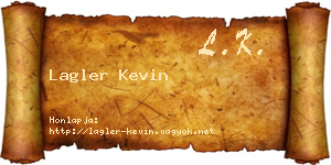 Lagler Kevin névjegykártya